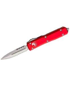 MICROTECH ULTRATECH Partial Serrated Red- 122-11RD