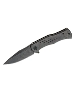 We Knife Primoris Titanium Handle Black With Marble Carbon Fiber Inlay – WE20047-B1