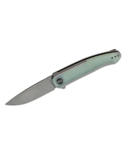 We Knife Smooth Sentinel Titanium Handle Gray/Natural With G10 Inlay – WE20043-2