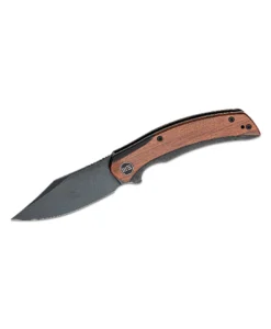 WE Knife Snick Titanium Handle Black/Wood – WE19022F-3