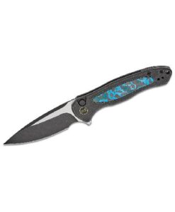 WE Limited Button Lock Kitefin Black Titanium Handle - WE19002N-1