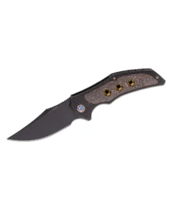 WE Knife Magnetron Flipper Black Titanium Handle with Copper Foil - WE18058-3