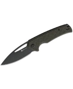 Sencut Mims Dark Green Canvas Micarta Handle Stonewash - S21013-3