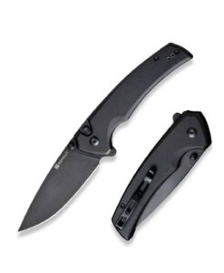 Sencut Serene BLK Aluminium Handle BLK Stonewash D2 Blade - S1022B-1
