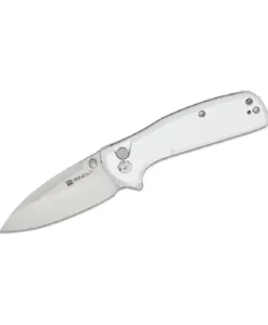 SENCUT ArcBlast Silver Aluminum Handle Satin Finished 9Cr18MoV Blade – S22043B-2
