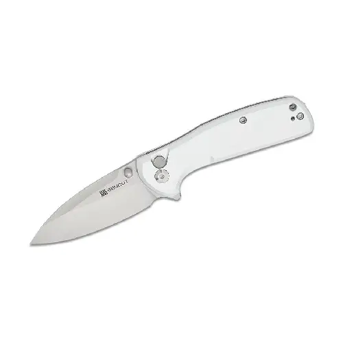 New-Project-2024-12-21T124520.121.webp SENCUT ArcBlast Silver Aluminum Handle Satin Finished 9Cr18MoV Blade – S22043B-2