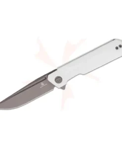 BESTECH D2 GREY TITANISED+SATIN G10 WHITE HANDLE - BMK01I