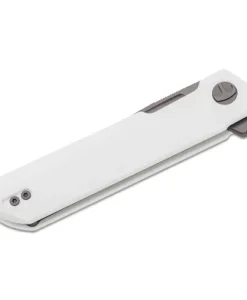 BESTECH D2 GREY TITANISED+SATIN G10 WHITE HANDLE - BMK01I