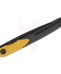 BESTECH 14C28N BLACK STONEWASH G10 YELLOW&BLACK HANDLE - BMK14F
