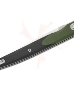 BESTECH 14C28N SATIN STONEWASH G10 OD GREEN HANDLE - BMK14C
