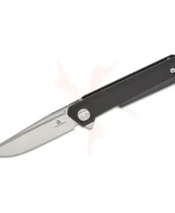 BESTECH D2 SATIN+STONEWASH FOR FLAT PART G10 BLACK HANDLE - BMK08A