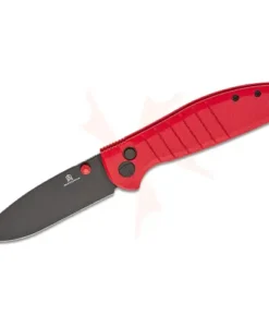 BESTECH D2 BLACK PVD G10 RED HANDLE - BMK04L