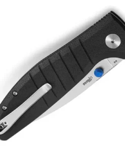 BESTECH D2 SATIN+FLAT STONE WASH G10 BLACK HANDLE - BMK04A