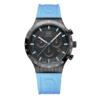 Glock Watch With light Blue Silicone Strap And Black Bezel - GW-34-2-24