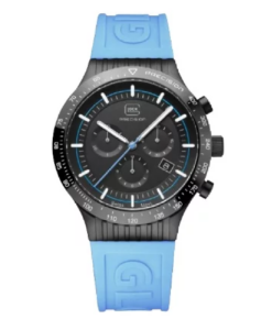 Glock Watch With light Blue Silicone Strap And Black Bezel - GW-34-2-24