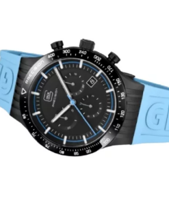 Glock Watch With light Blue Silicone Strap And Black Bezel - GW-34-2-24