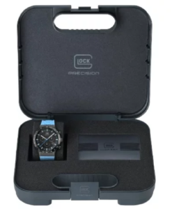 Glock Watch With light Blue Silicone Strap And Black Bezel - GW-34-2-24