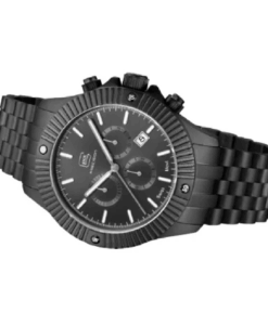 Glock Watch With Gunmetal Grey Grey Strap And Black Bezel GW-38-1-22