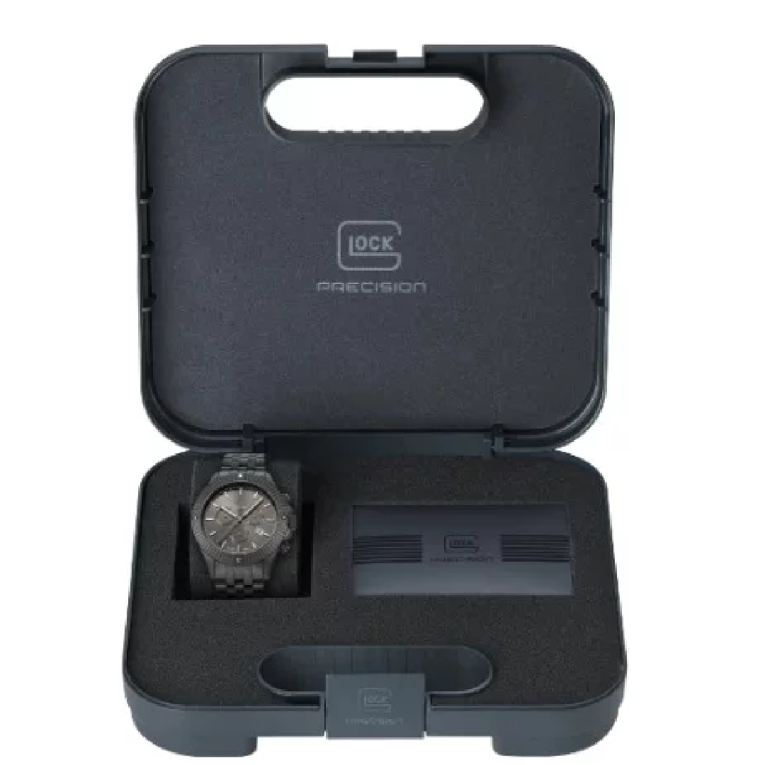 glock-black-4.png Glock Watch With Gunmetal Grey Grey Strap And Black Bezel GW-38-1-22