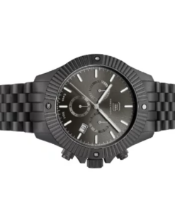 Glock Watch With Gunmetal Grey Grey Strap And Black Bezel GW-38-1-22