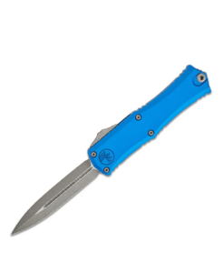 Microtech Hera II Mini D/E Blue Apocalyptic Standard - 1702M-10APBL