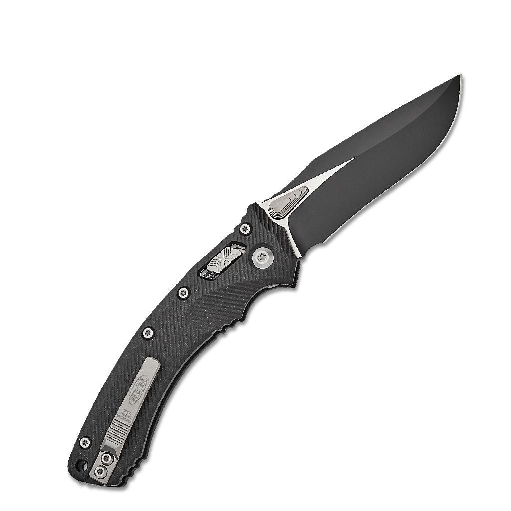 ram-lok-1.png MICROTECH AMPHIBIAN RAM-LOK BLACK STD G-10 BLACK - 137RL-1FLGTBK