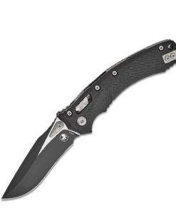 MICROTECH AMPHIBIAN RAM-LOK BLACK STD G-10 BLACK - 137RL-1FLGTBK