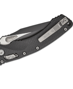 MICROTECH AMPHIBIAN RAM-LOK BLACK STD G-10 BLACK - 137RL-1FLGTBK