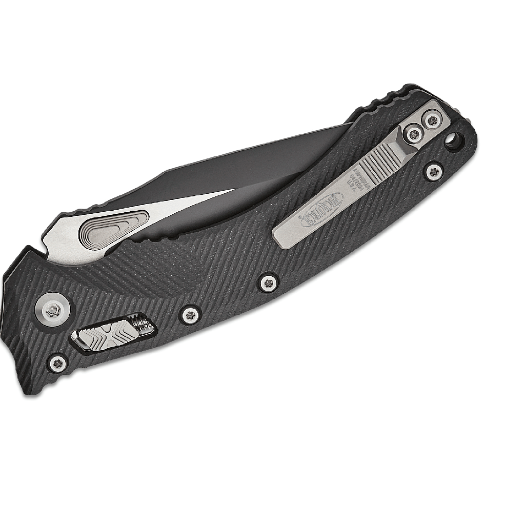 ram-lok-3.png MICROTECH AMPHIBIAN RAM-LOK BLACK STD G-10 BLACK - 137RL-1FLGTBK