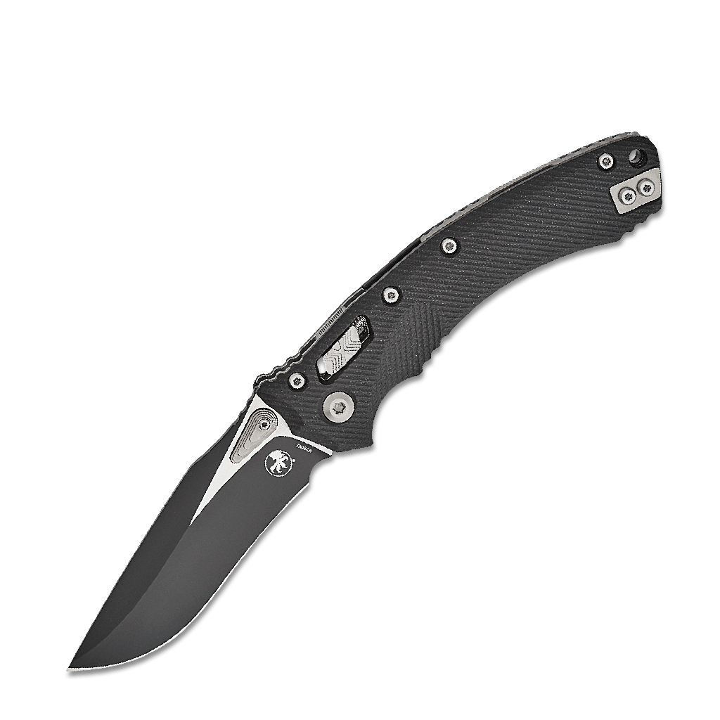 ram-lok.png MICROTECH AMPHIBIAN RAM-LOK BLACK STD G-10 BLACK - 137RL-1FLGTBK