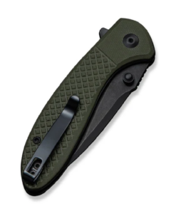 Civivi Faeger Flipper & Button Lock Knife OD Green G10 Handle-C24031-2