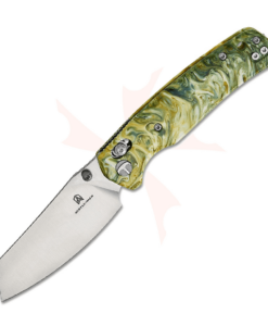 Bestechman Cicada’s Wing BMK06P – Green Resin Handle Folding Knife