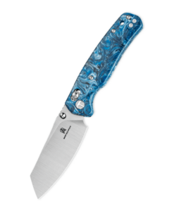 Bestechman Cicada’s Wing BMK06Q – Blue Resin Handle Folding Knife