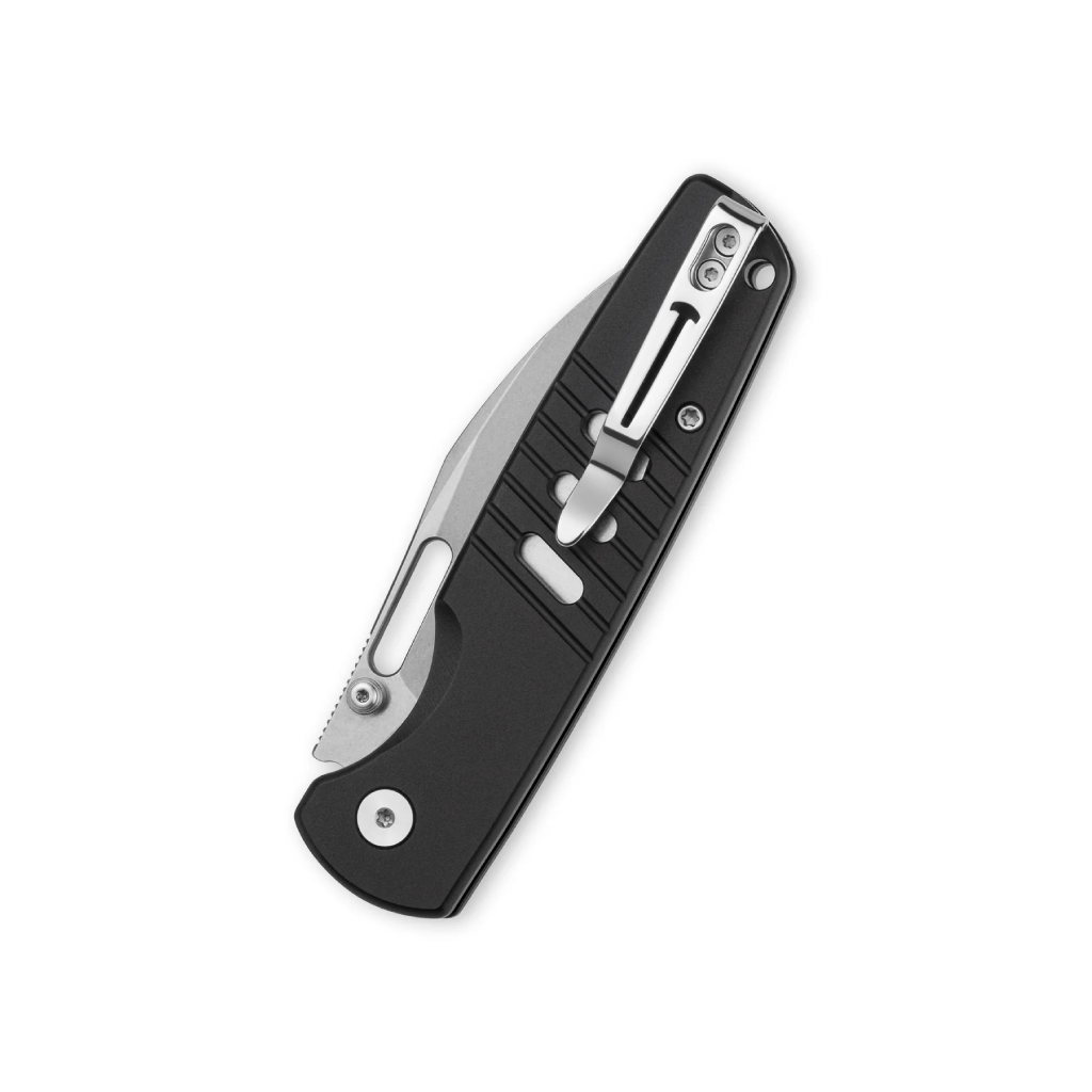 BMK15A-3.png Bestechman Vector BMK15A– D2 Stonewash Blade & Black Aluminum Handle Folding Knife