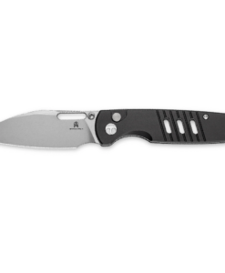Bestechman Vector BMK15A– D2 Stonewash Blade & Black Aluminum Handle Folding Knife