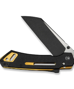 CIVIVI Buster FG Black Coarse Thumb Stud & Superlock Knife G10 Handle (4.2