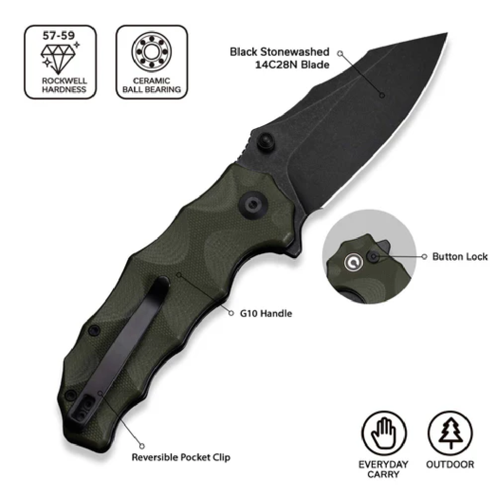 C24028-1-6.png Civivi Natterjack Flipper & Button Lock Knife G10 Handle C24028-1
