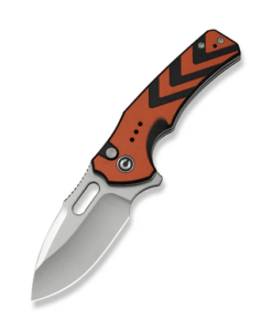 Civivi  Vexron Button Lock Knife C24066-3 – Orange/Black G10 Handle