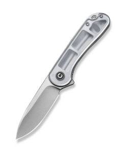 Civivi Elementum Flipper Knife C907A-7 – D2 Satin Drop Point Blade & Clear Lexan Handle