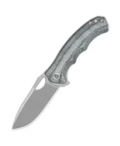 QSP Gorilla Liner lock, 14C28N stonewashed, Denim micarta - QS153-B1
