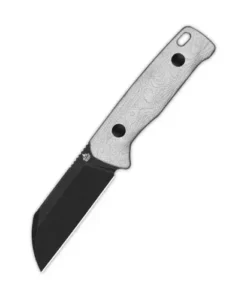 QSP Baby Penguin Fixed blade, 14C28N black stonewash, G10 with aluminum foil, w/ Clip slip - QS130BP-D2