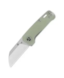 QSP Penguin Mini Liner lock, 14C28N Satin, Jade G10 - QS130XS-F1