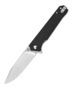 QSP Mamba V2 Liner lock, D2 satin, Black micarta - QS111-G1