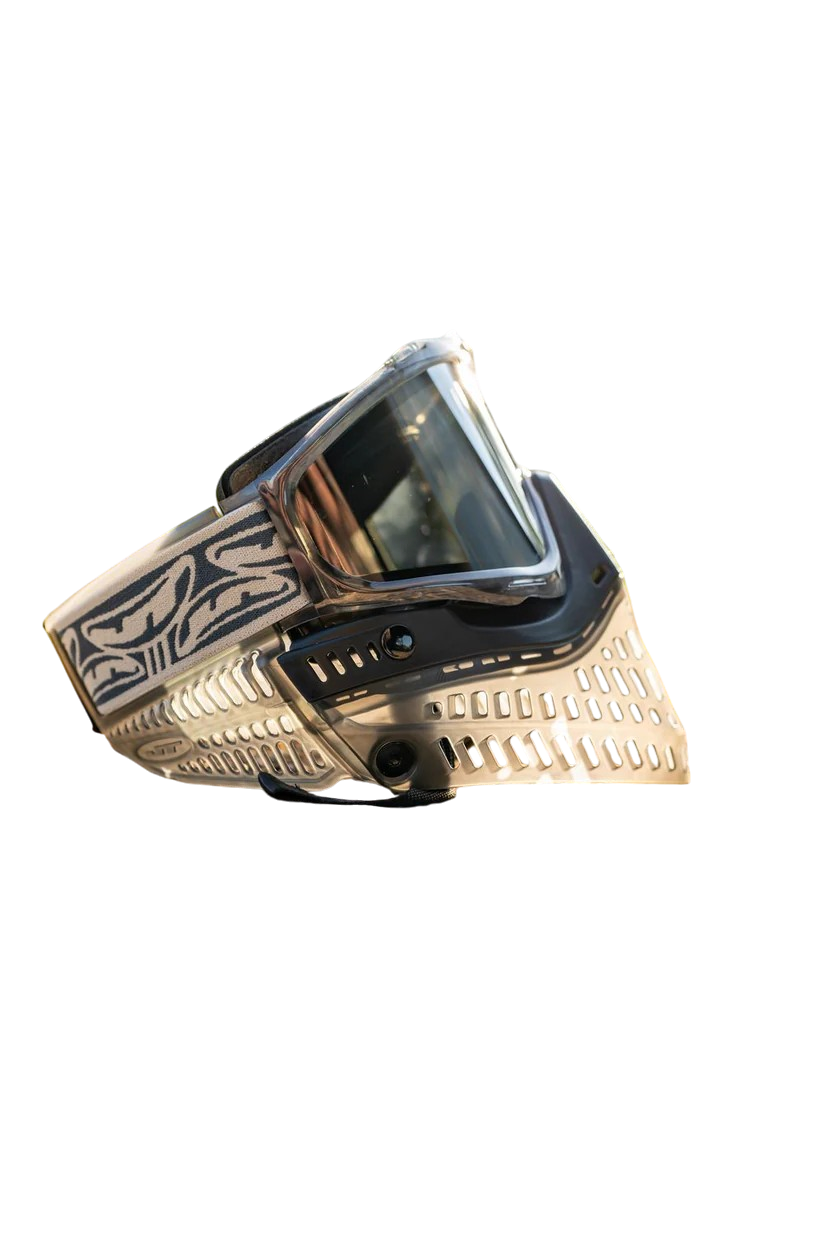 SideAngleRightSeeThrough_sm-1.png JT Proflex Ice Stratus Paintball Goggle w/ Chrome Lens – Thermal Dual Pane Mask System
