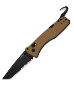 Kizer Aegis T V3774CTA3 Tan Tanto Folding Knife – Tactical Clutch Lock