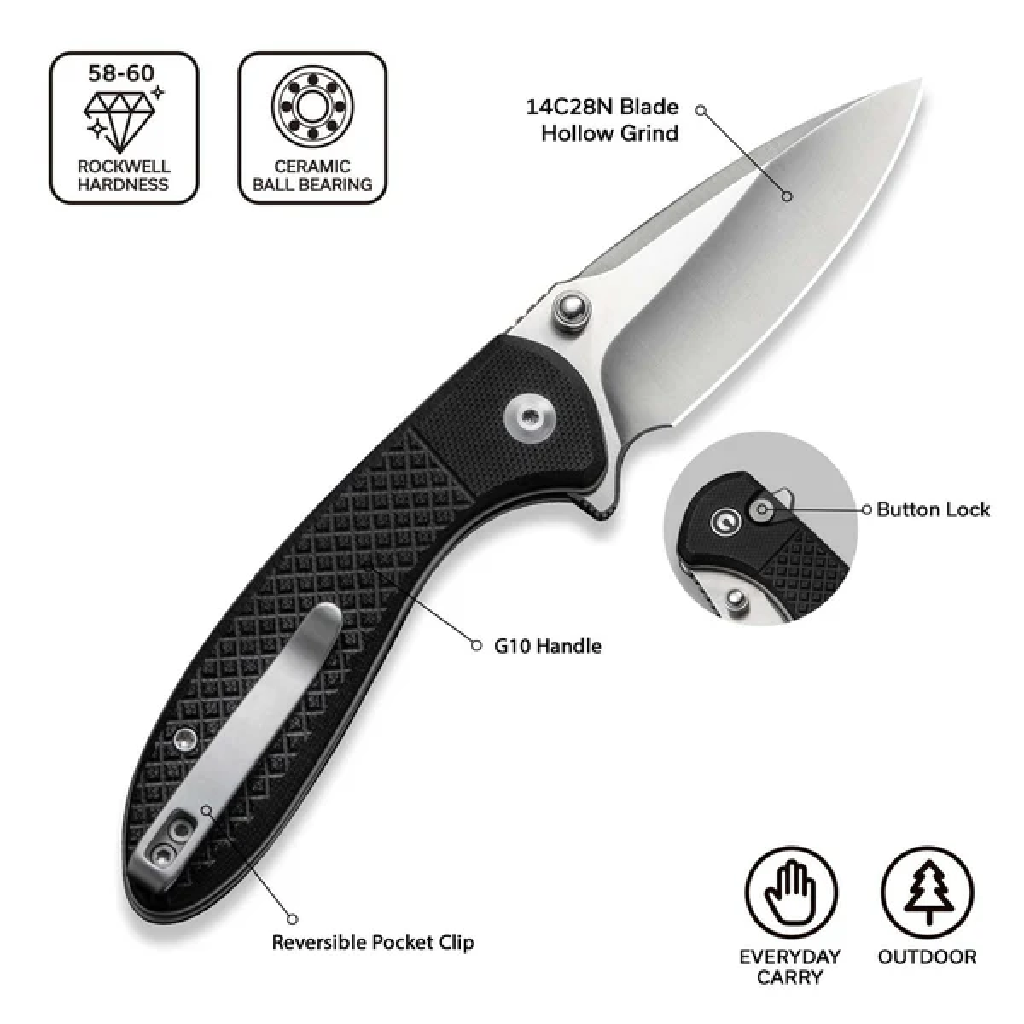 c24031-1.5.png Civivi Faeger Flipper & Button Lock Knife Black C24031-1