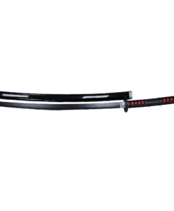 Plastic Training Sword Black & Silver with Red Handle – Fas3-14 Durable Practice Sword for Safe Training