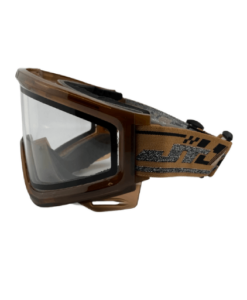 JT Qls Ice Brown Paintball Goggle Frame w/ Clear Lens & Strap – Quick Change Lens System