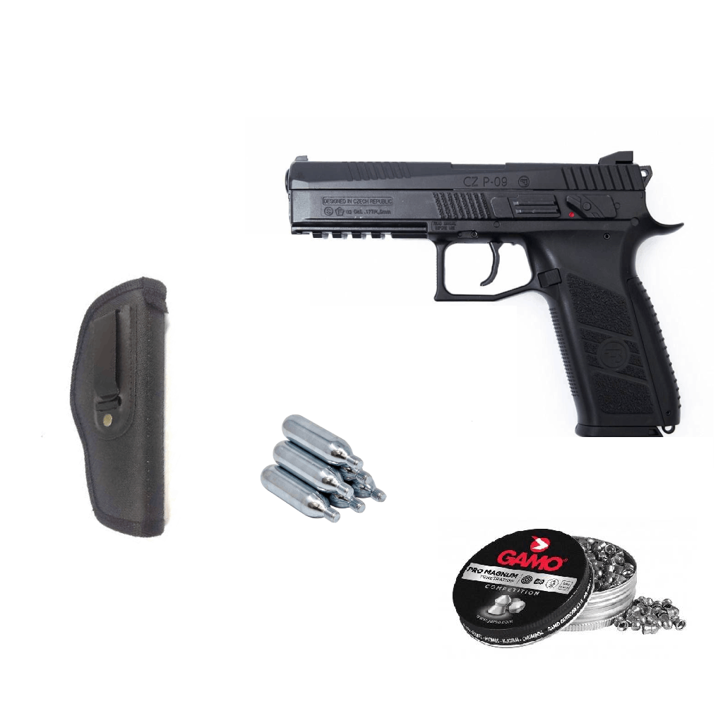 p09-combo.png CZ P-09 17537 4.5mm Pellet Pistol Combo