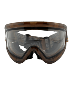 JT Qls Ice Brown Paintball Goggle Frame w/ Clear Lens & Strap – Quick Change Lens System